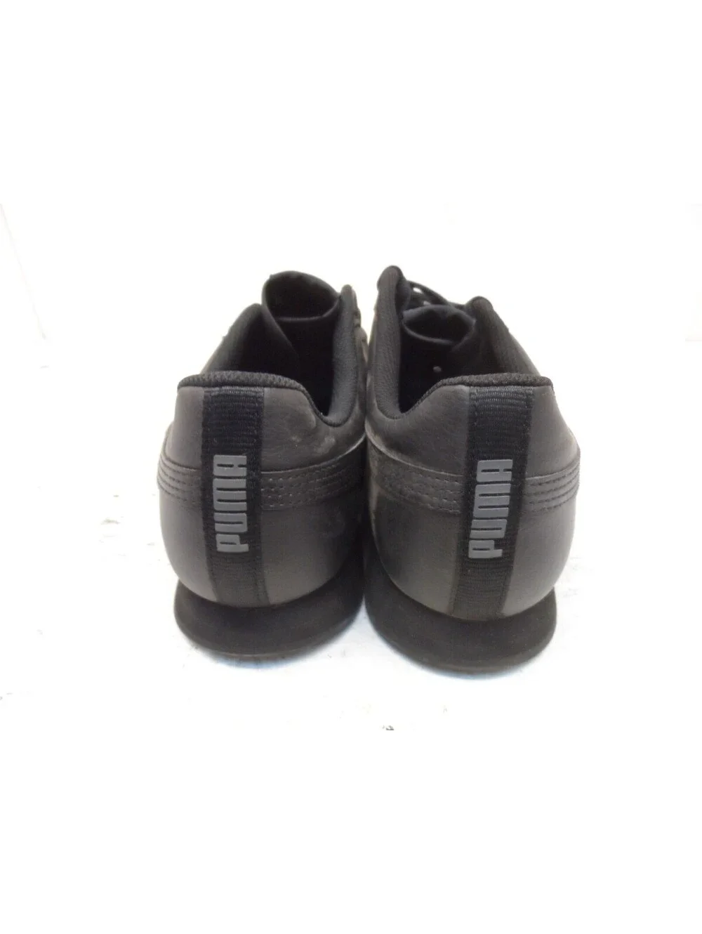 Puma Men's Turin II Athletic Casual Sneakers 36696202 Black Leather Size 13M